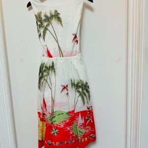 Vintage scenic cotton sundress-JCREW